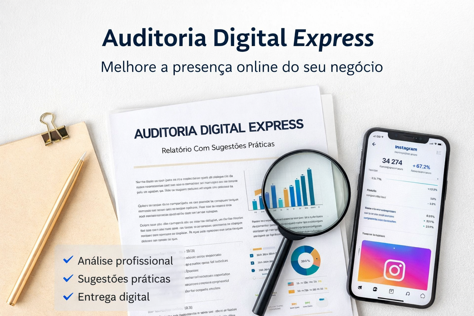 Auditoria Digital Express para Negócios